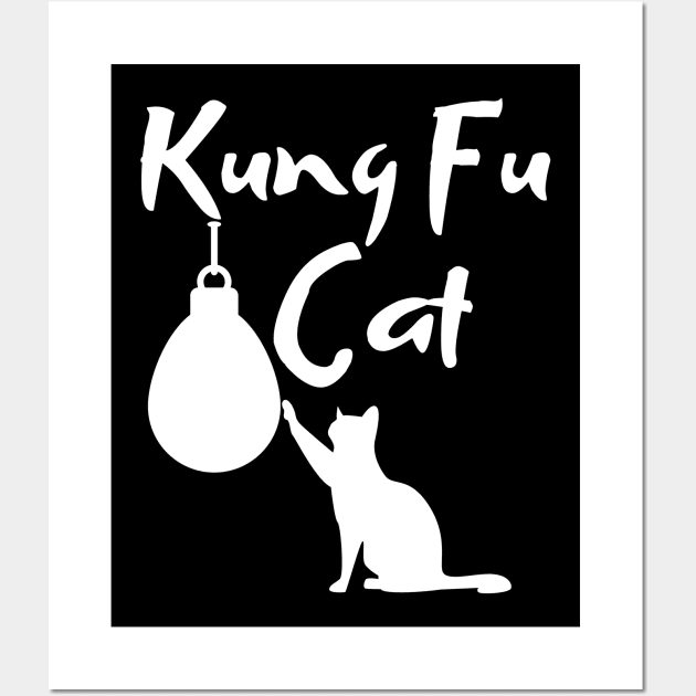 Kung Fu Cat Wall Art by Catchy Phase